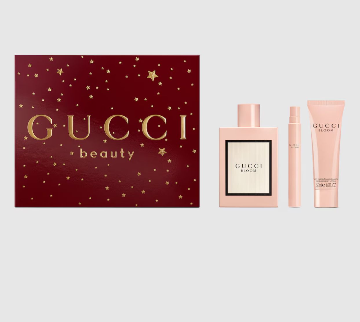 Gucci – Bloom Eau de Parfum Set for Women 100 ml + 10 ml + 50 ml Body Lotion
