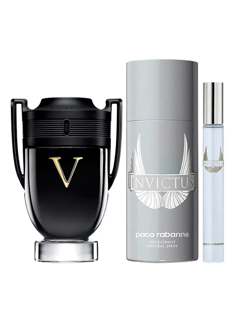 Paco Rabanne - Invictus Victory Homme Eau de Parfum Coffret 100 ml + 10 ml + Deodorant 150 ml