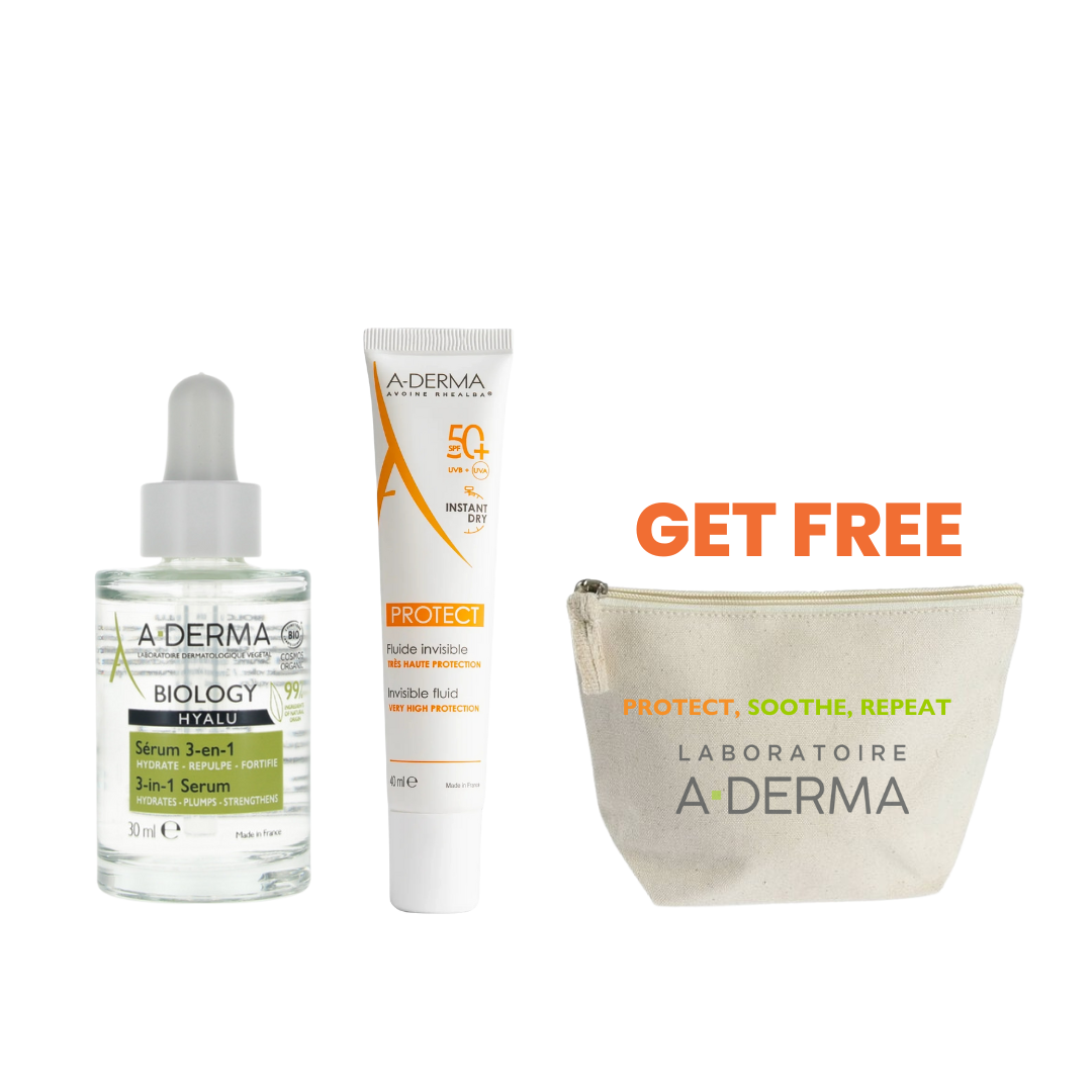 Biology Hyalu Serum+ Protect Invisible Fluid Sunscreen+ Free Pouch