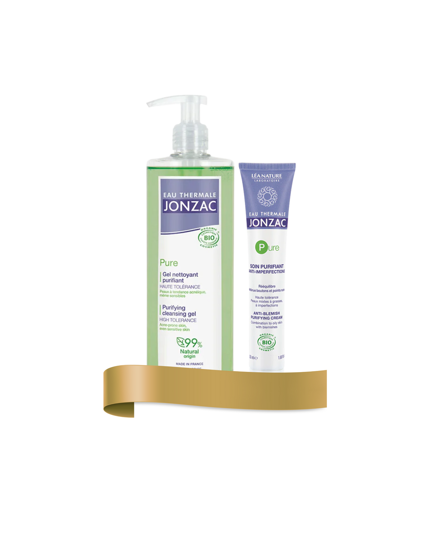 Pure Gel + Pure Anti Blemish Purifying Cream