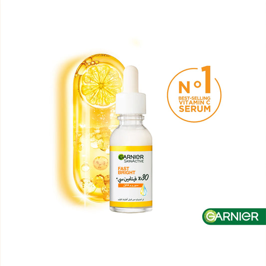 Garnier Fast Bright Vitamin C + Niacinamide 30x Brightening Booster Serum 15ml
