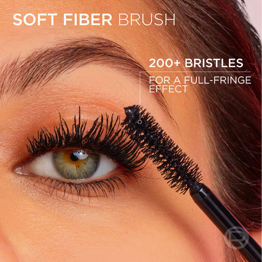 L'Oréal Paris Lash Paradise 24 Hour, Volumizing and Lengthening Black Mascara- Washable