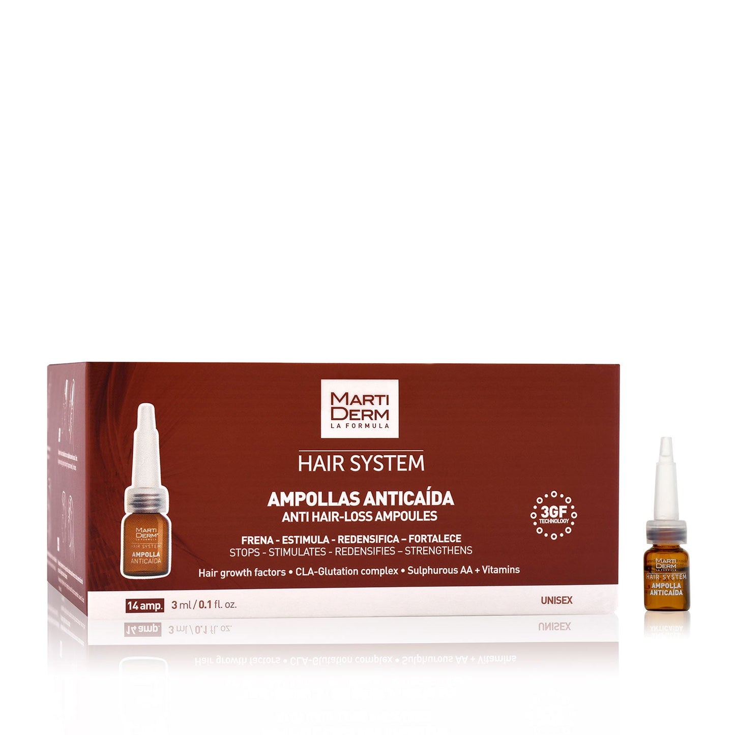 Hair System Anti Hair Loss Ampoules 14 Ampoules