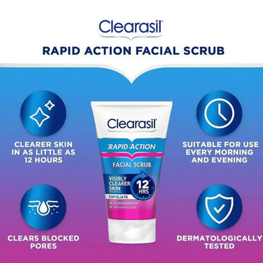 Clearasil Rapid Action Scrub 125mL