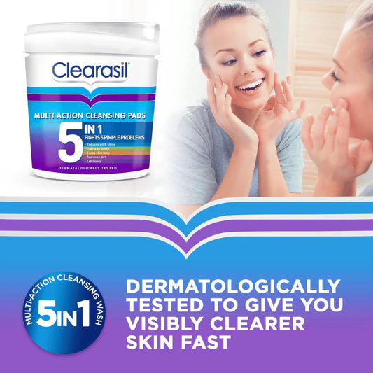 Clearasil Ultra 5in1 Cleansing Pad 65 Pads