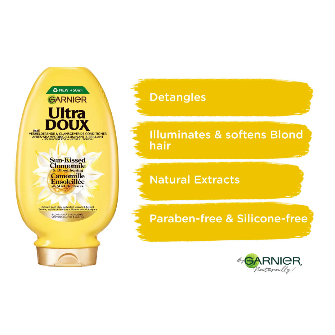 Ultra Doux with Camomile and Flower Honey Illuminating Conditioner - 250ml - Belle à Merveille