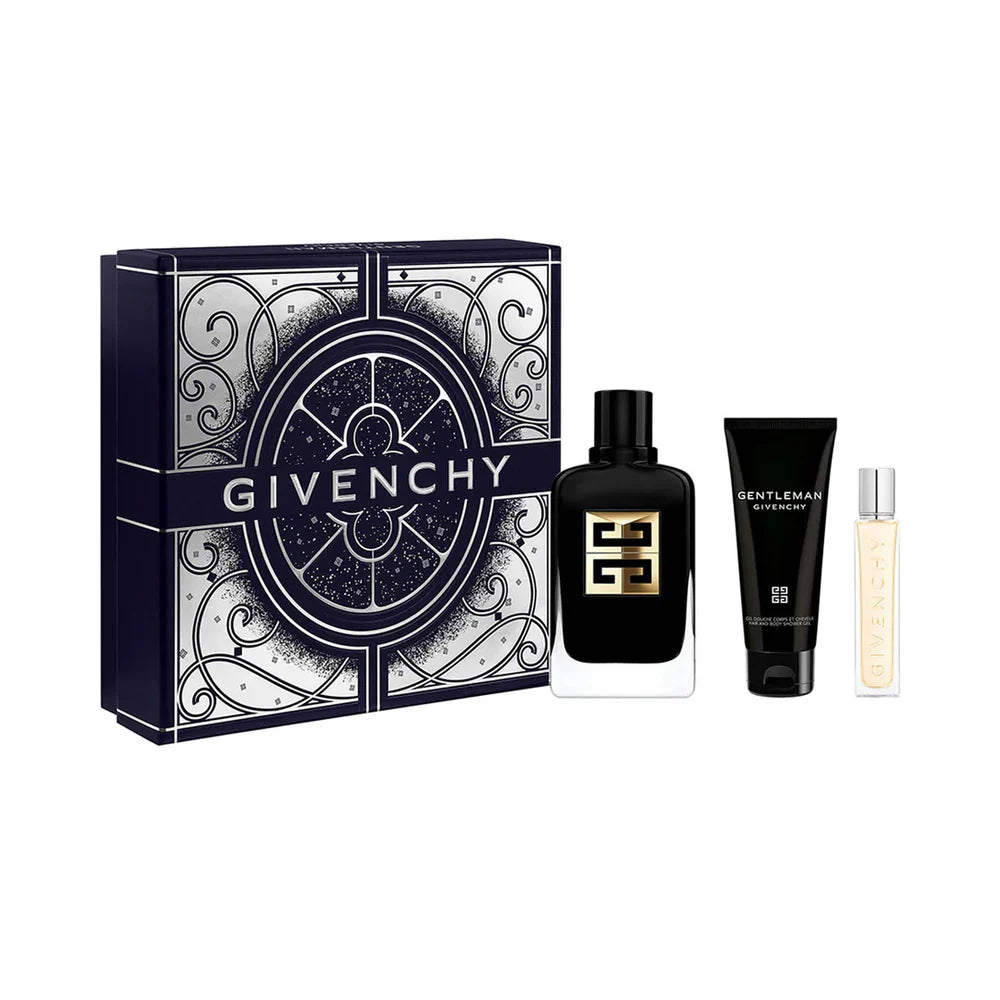 Givenchy – Gentleman Society Ambrée Eau de Parfum Set for Men 100 ml + 12.5 ml + 75 ml Shower Gel