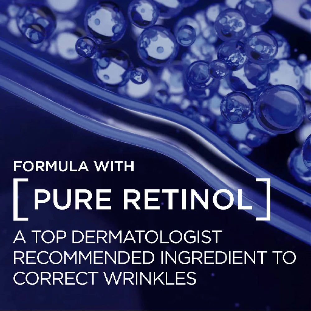 L'Oréal Paris, Revitalift Laser Retinol Deep Wrinkle Night Serum, With 0.2% Pure Retinol and Vitamin A, Targets all Wrinkles even Deep Ones, 30ml