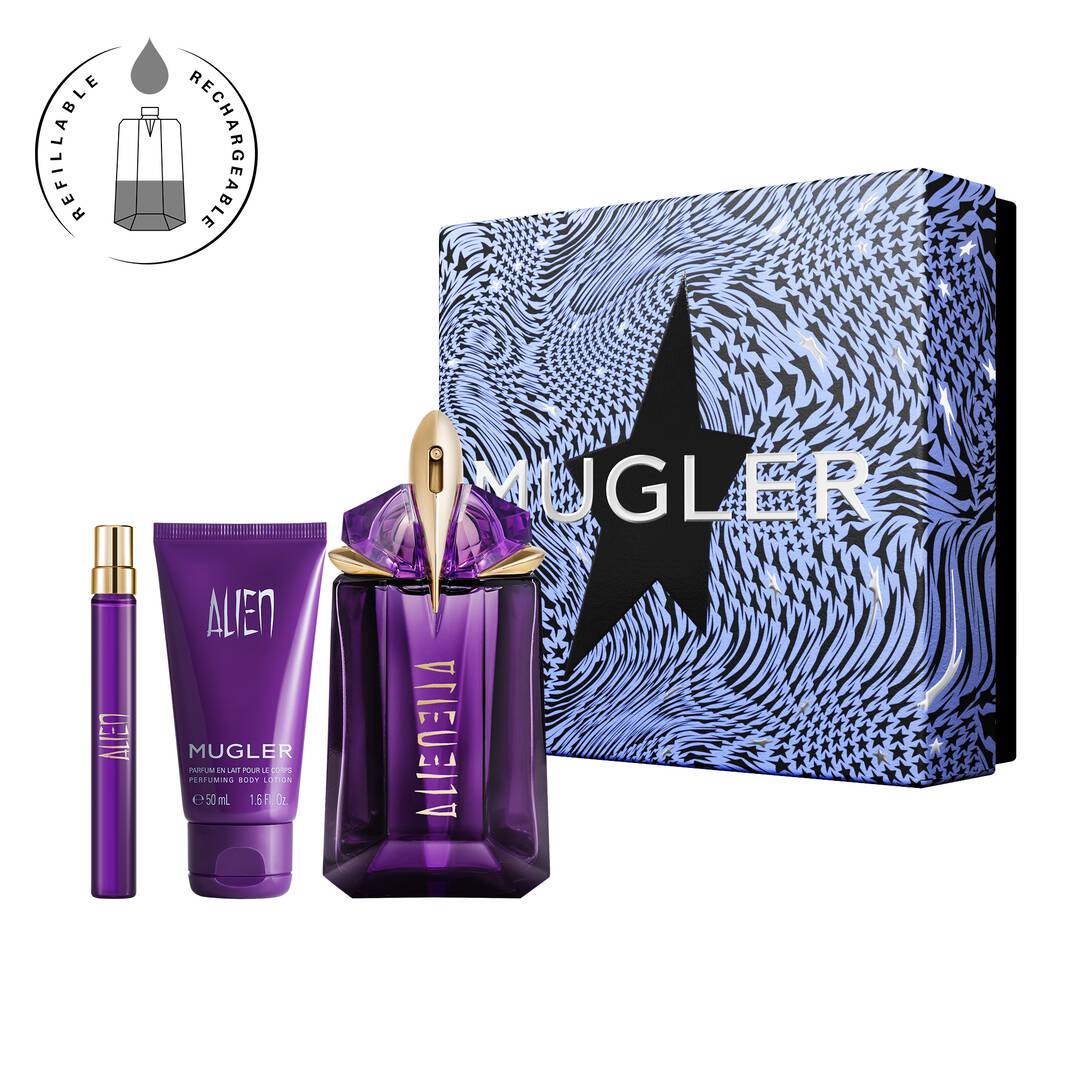 Mugler - Alien Femme Eau de Parfum Coffret 90 ml + 10 ml + Body Lotion 50 ml