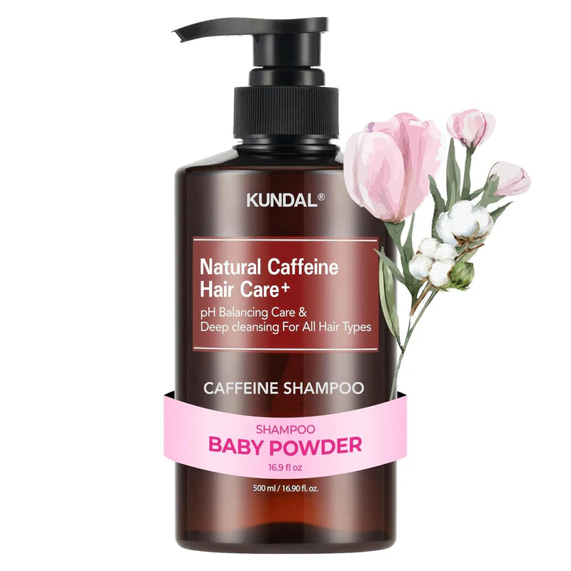 Caffeine Shampoo 500ML - Baby Powder