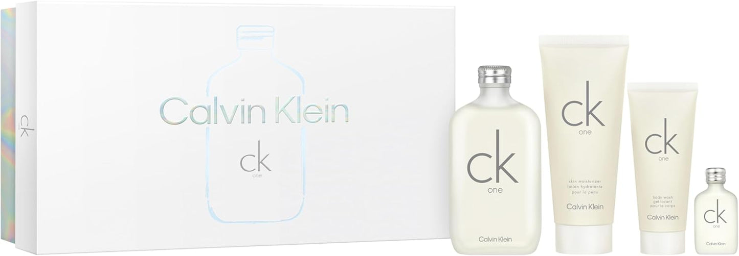 Calvin Klein – CK One Eau de Toilette Set 200 ml + 15 ml + 200 ml Body Lotion + 100 ml Shower Gel
