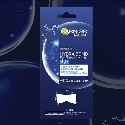 Garnier Skin Active Hydra Bomb Night Eye Mask Hyaluronic Acid & Deep Sea Water