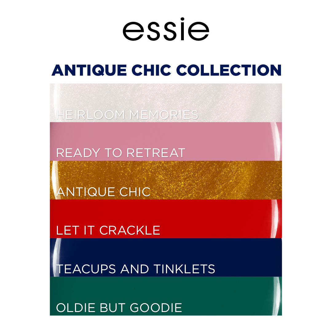 Essie Teacups & Trinckets , Salon-Quality Nail Polish, Vegan formula for flawless coverage
, easy-glide brush