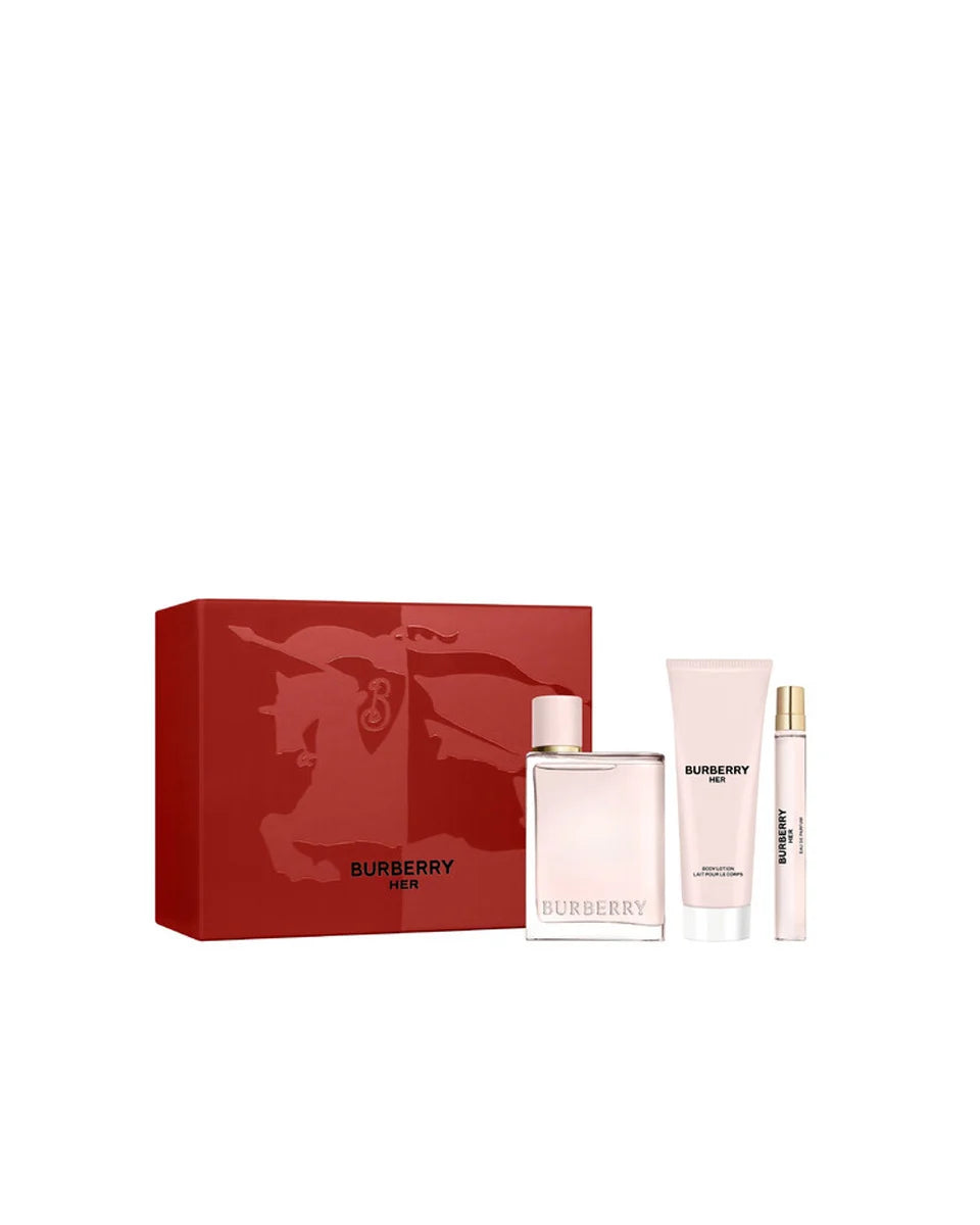Burberry – Her Eau de Parfum Set 100 ml + 10 ml + 75 ml Body Lotion