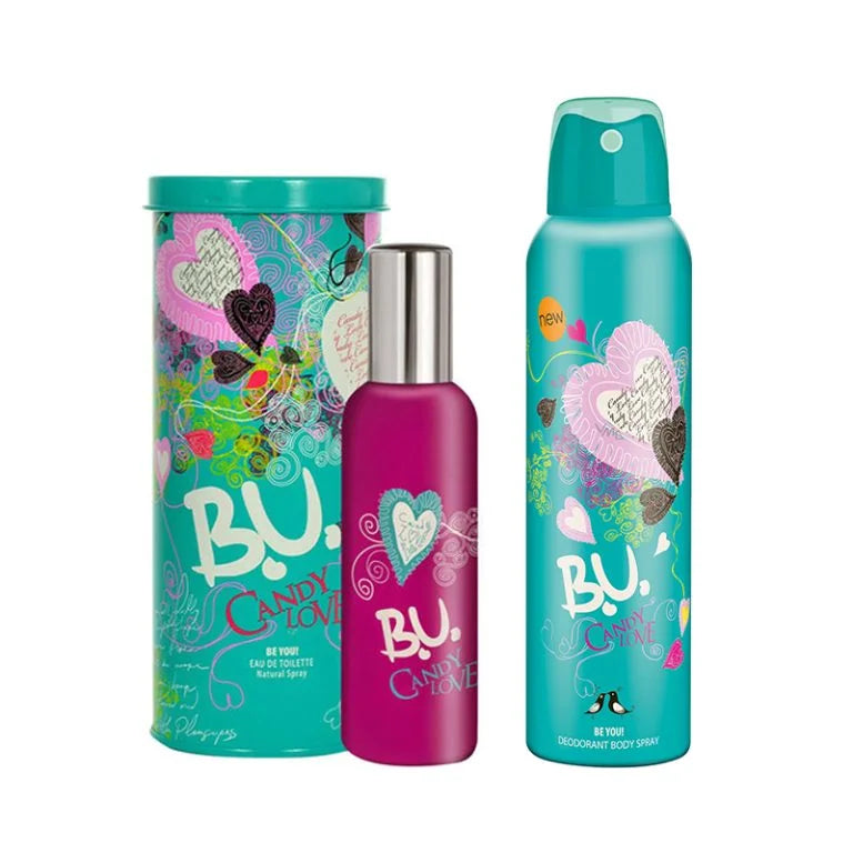 B.U. – Candy Love Eau de Toilette Set 50 ml + 150 ml Deodorant