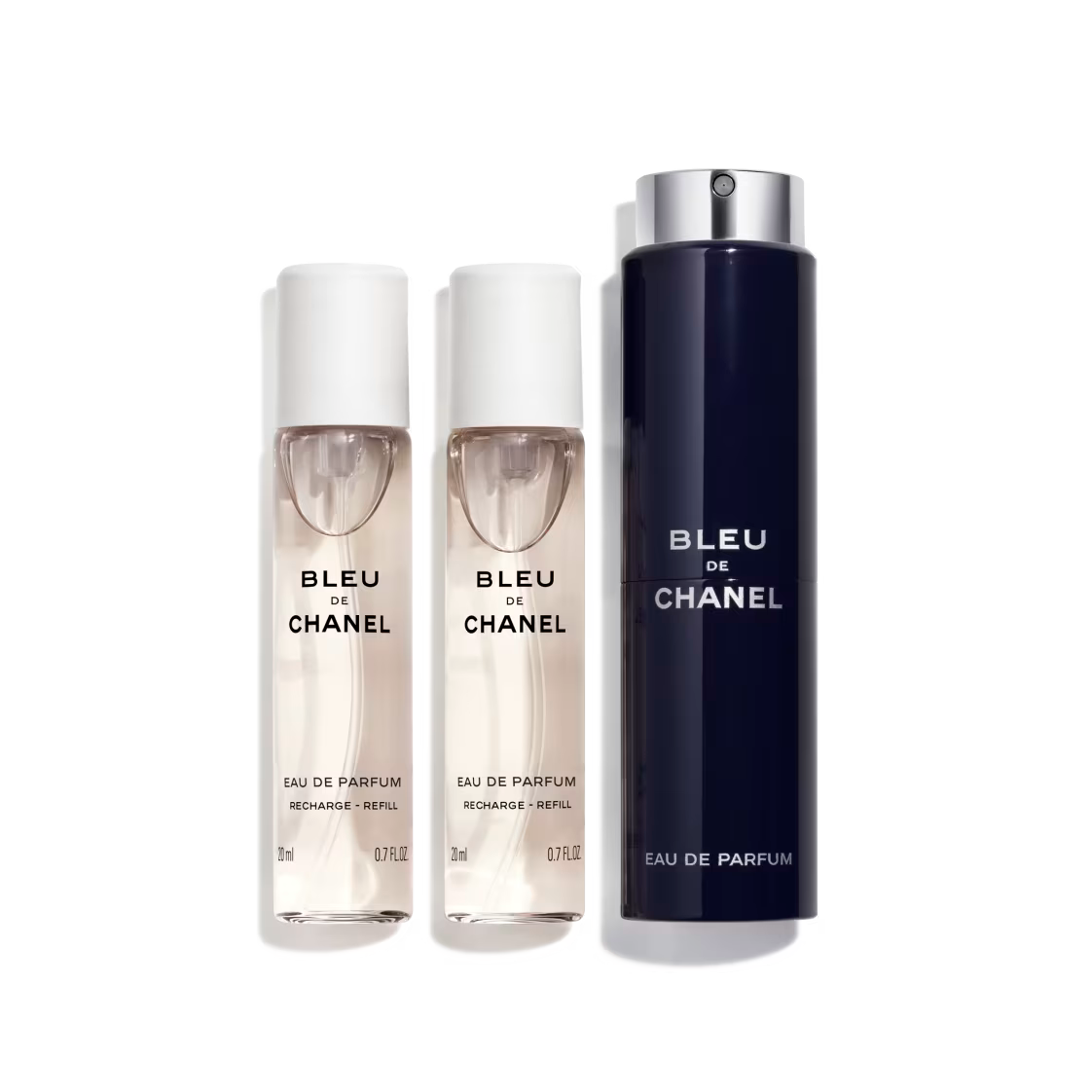 Chanel - Bleu De Chanel Eau De Parfum Travel Refill Set 3 x 20ML