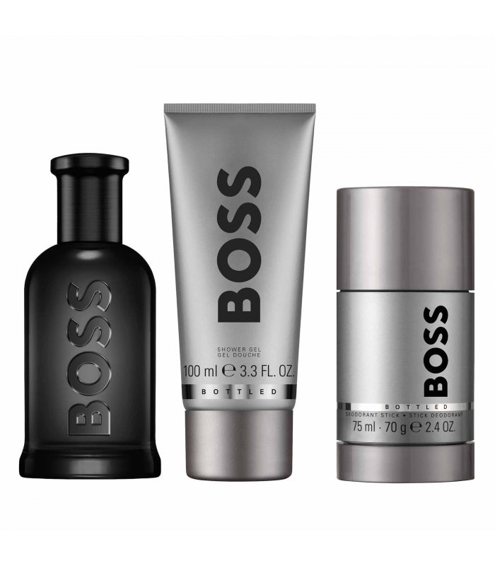 Hugo Boss - Boss Bottled Homme Parfum Coffret 100 ml + Shower Gel 100 ml + Deodorant Stick 70 g