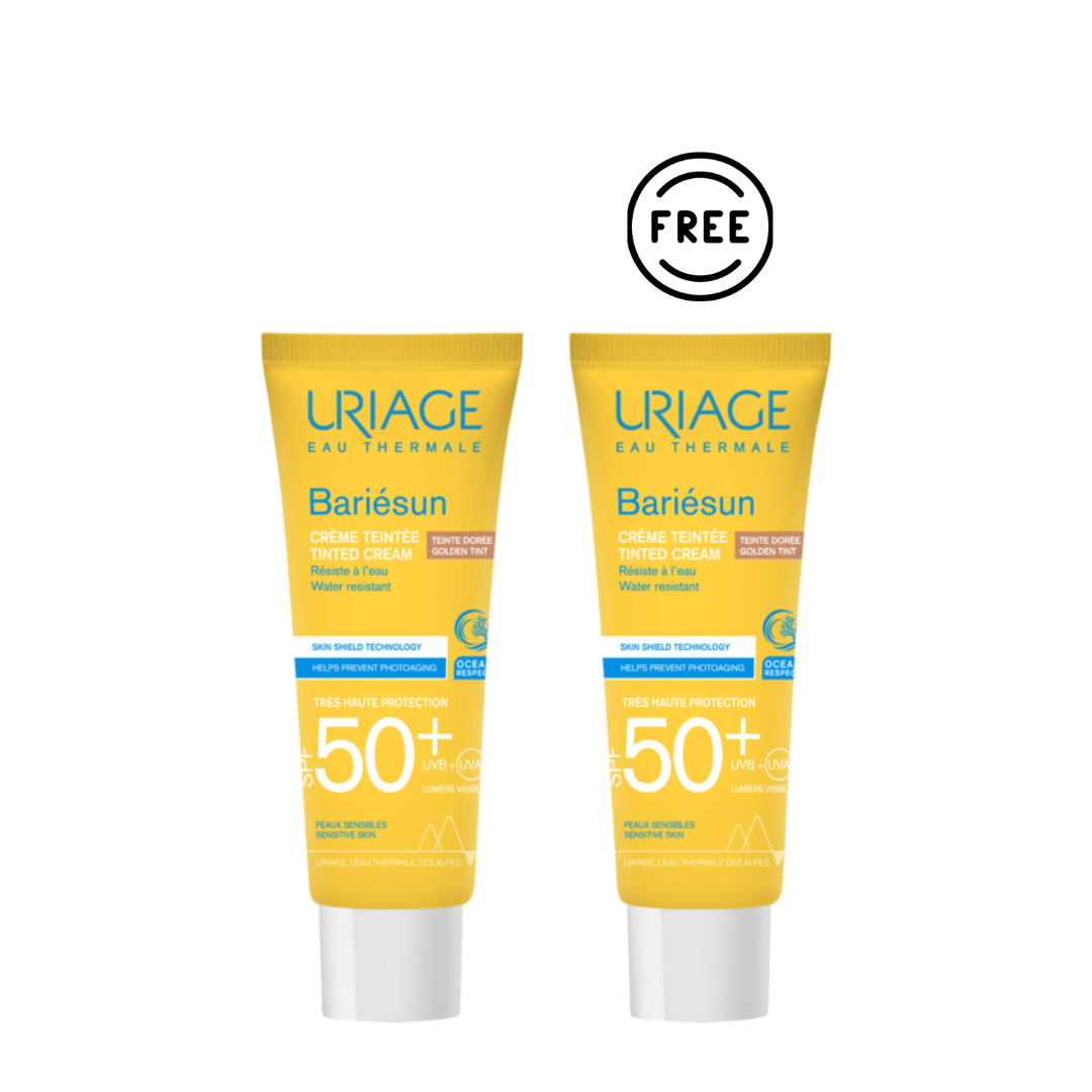 BARIESUN SPF50+ Cream Tinted Gold 50ML Buy 1 Get 1 Free - Belle à Merveille