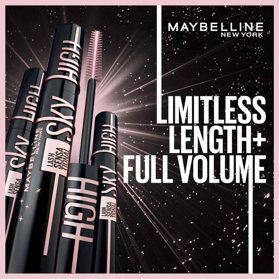 Maybelline New York Lash Sensational Sky High Mascara - Volumizing & Lengthening Black - Belle à Merveille