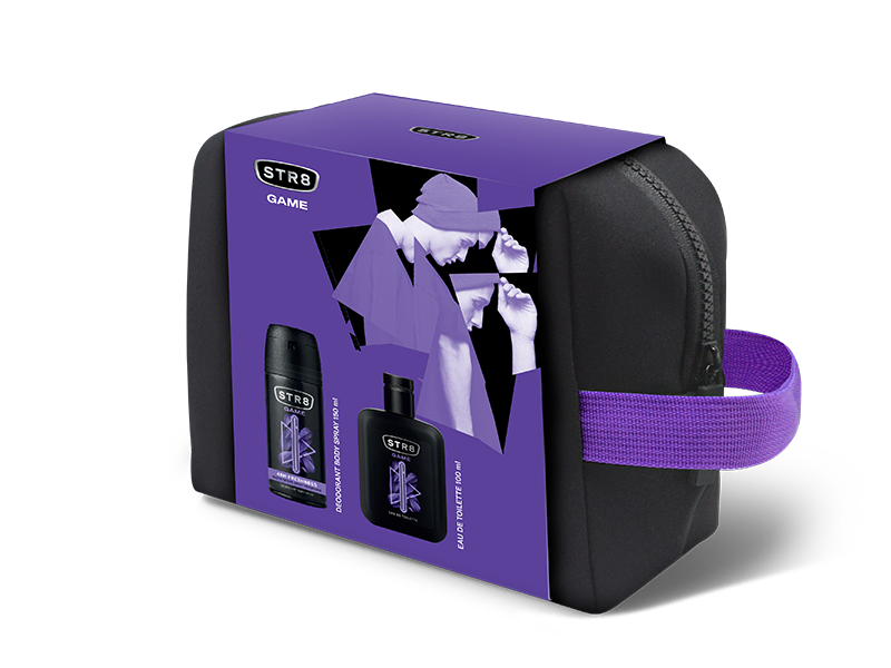 STR8 - Game Homme Eau de Toilette Coffret 100 ml + Pouch + Deodorant 150 ml