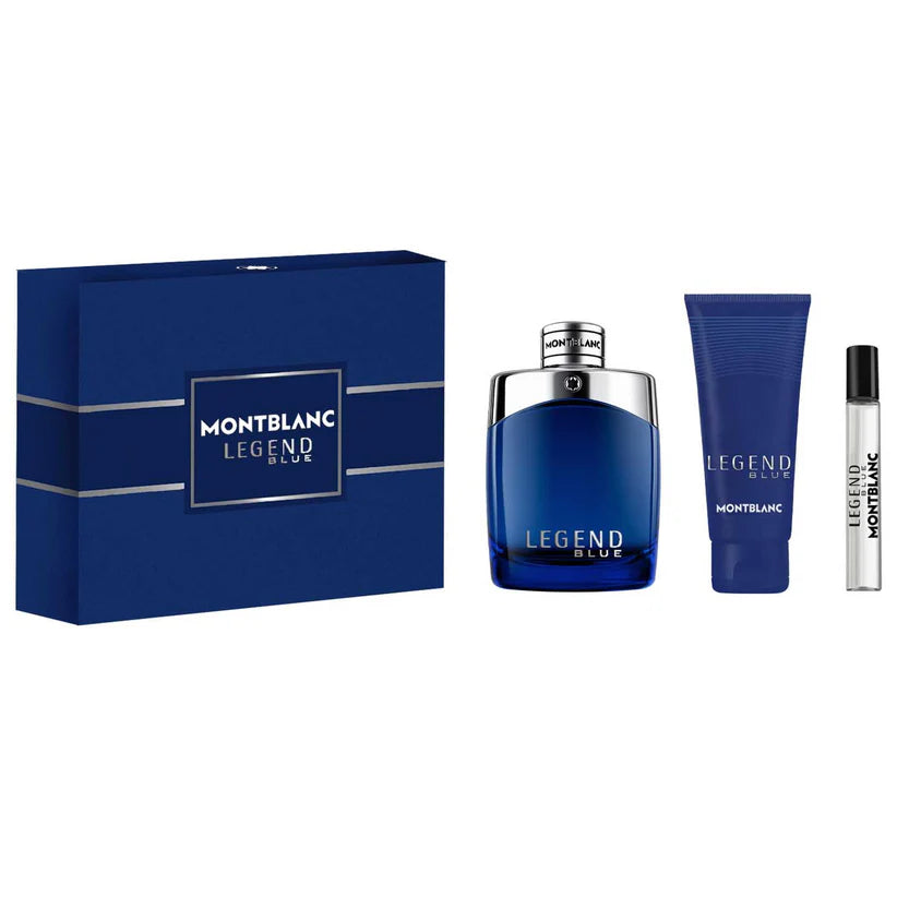 Montblanc - Legend Blue Homme Eau de Parfum Coffret 100 ml + 7.5 ml + Shower Gel 100 ml