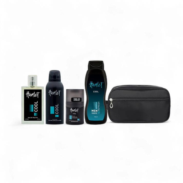 Hamlet – Cool Pouch Eau de Toilette Set 100 ml + Shower Gel + Deodorant Spray + Roll-On