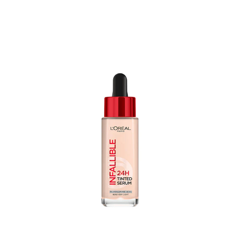 L’Oréal Paris Infallible 24H Tinted Serum with 1% Hyaluronic Acid for Radiant Hydrated Skin