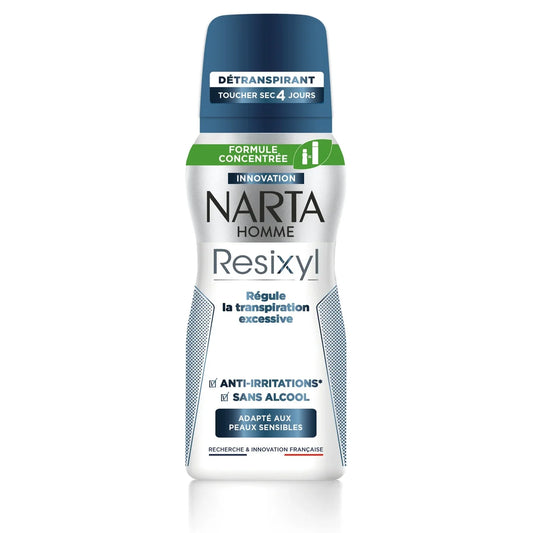 Narta - Resixyl - Spray Deodorant for Sensitive Skin & Excessive Sweating - 48H Anti-Perspirant Protection - For Men - 100ml - Belle à Merveille