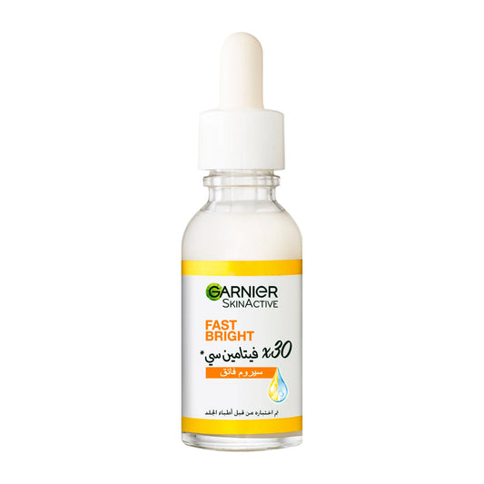Garnier Fast Bright Vitamin C + Niacinamide 30x Brightening Booster Serum 15ml
