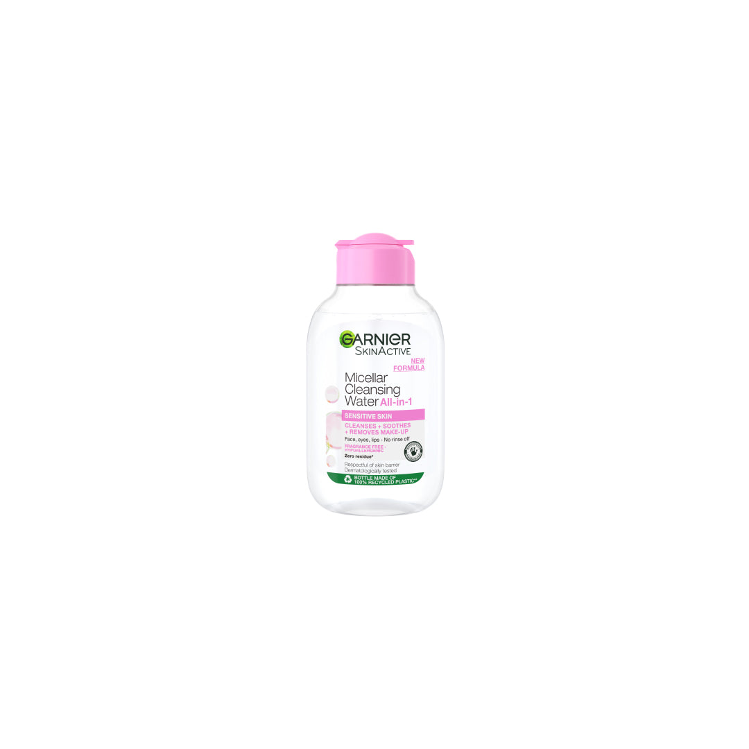 Garnier Micellar Water Facial Cleanser and Makeup Remover Pink for Sensitive Skin 400ml