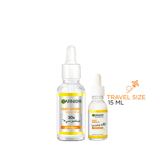 Garnier Fast Bright Vitamin C + Niacinamide 30x Brightening Booster Serum 30ml