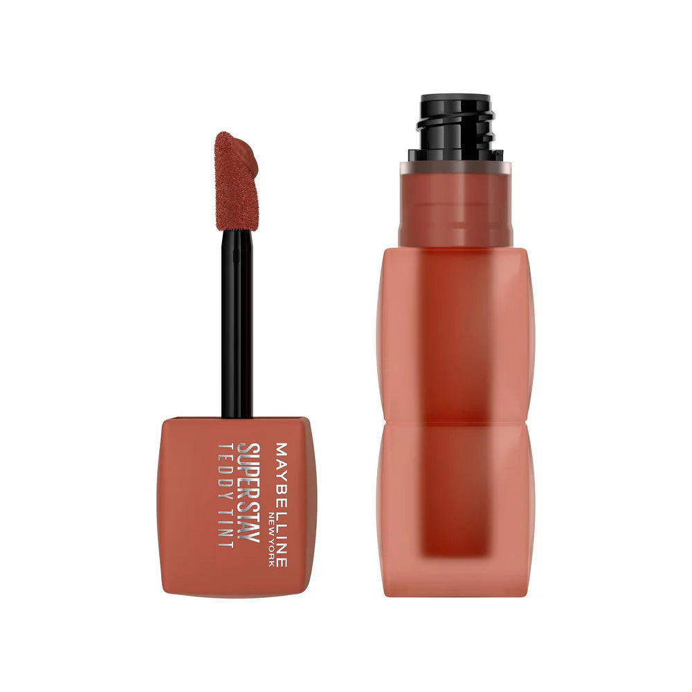 Maybelline Super Stay Teddy Tint Soft Blurred Matte Lip Tint | 12h Longwear, Transfer proof - Belle à Merveille