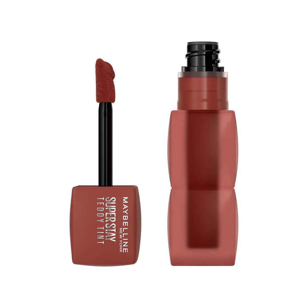 Maybelline Super Stay Teddy Tint Soft Blurred Matte Lip Tint | 12h Longwear, Transfer proof - Belle à Merveille