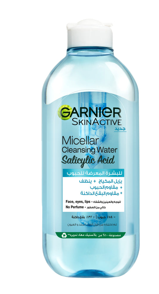 Garnier Fast Clear Micellar Water with Salicylic Acid for Acne Prone Skin
