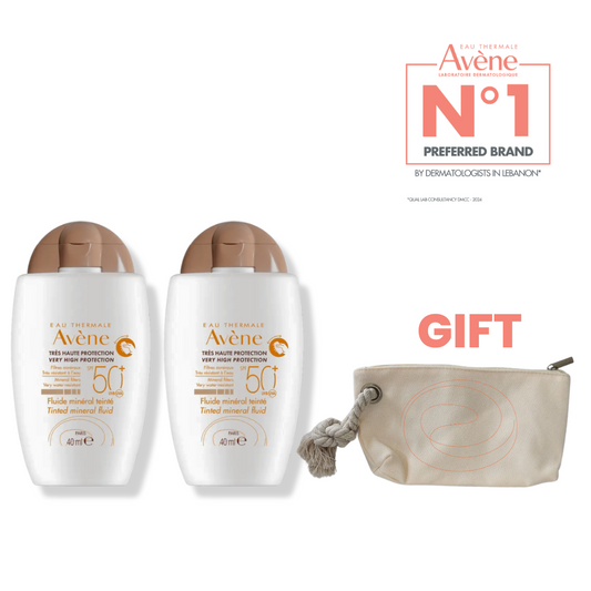 2x Mineral Tinted Fluid Sunscreen + Free Pouch - Belle à Merveille