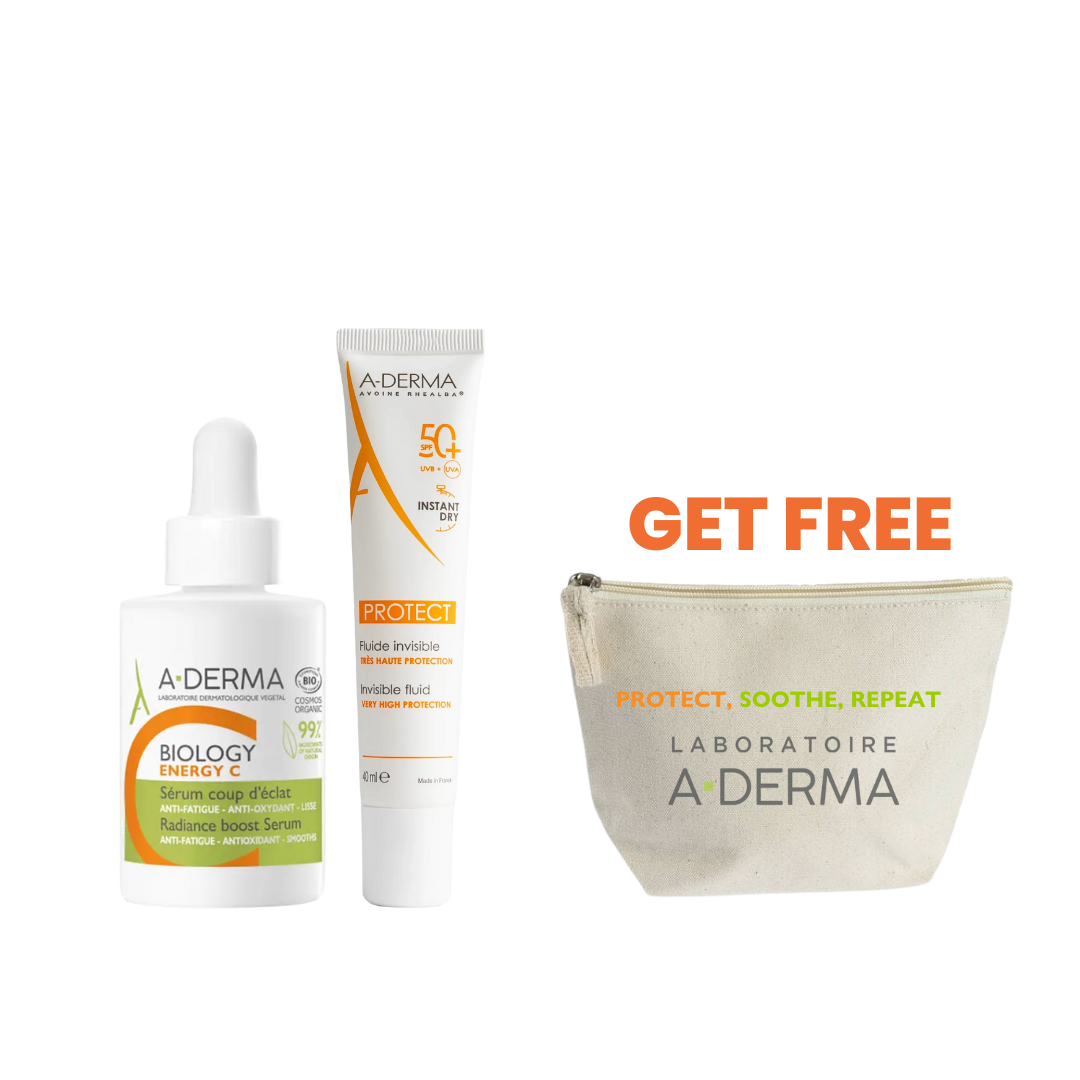 Biology Energy C Serum+ Protect Invisible Fluid Sunscreen+ Free Pouch