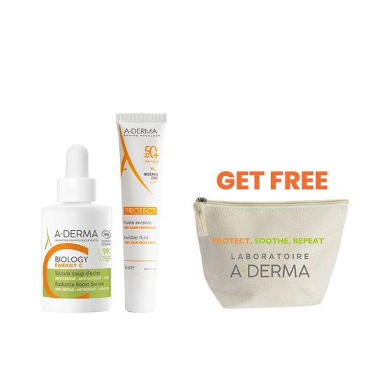 Biology Energy C Serum+ Protect Invisible Fluid Sunscreen+ Free Pouch