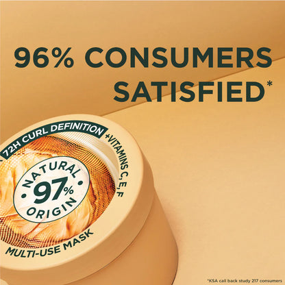Garnier Ultra Doux Cocoa Butter Vegan Hair Food 3in1 Mask for curly hair, Boosted with Vitamins C, E & F - Belle à Merveille
