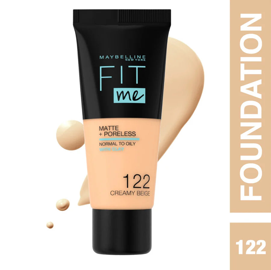 Maybelline New York Fit Me Matte Poreless Liquid Foundation Ideal For Normal To Oily Skin - Belle à Merveille