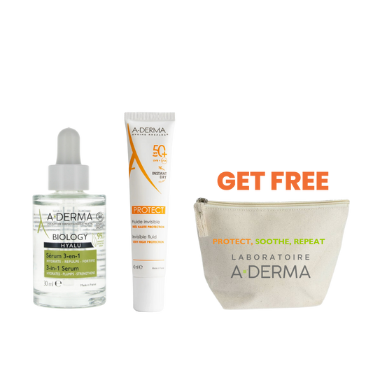 Biology Hyalu Serum+ Protect Invisible Fluid Sunscreen+ Free Pouch