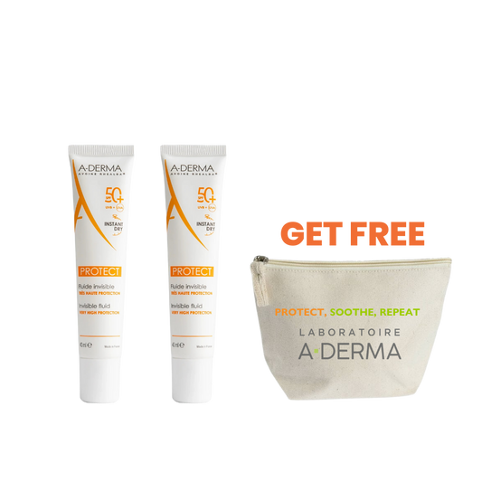 2 Protect Invisible Fluid Sunscreen+ Free Pouch