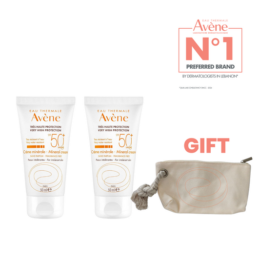 2x Mineral Cream Sunscreen + Free Pouch - Belle à Merveille