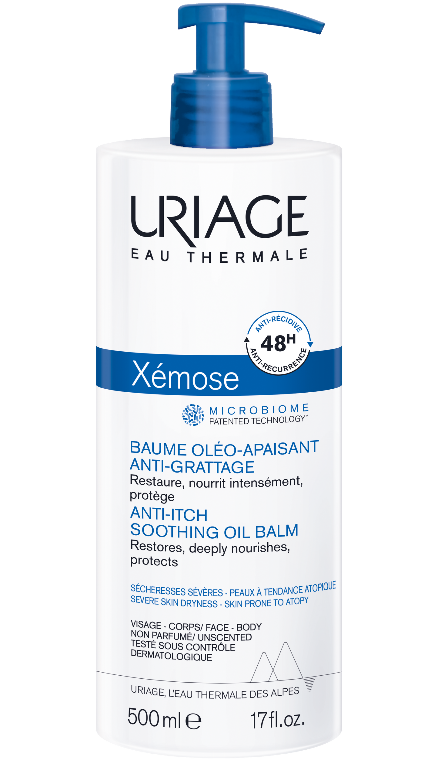 XÉMOSE Anti-Itch Soothing Oil Balm 500ml