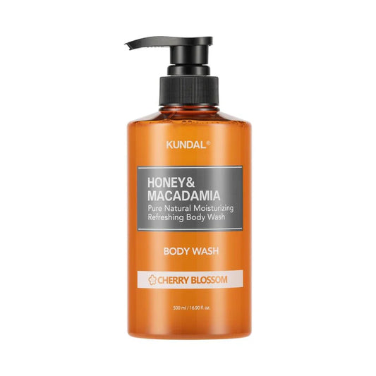 Honey & Macadamia Pure Body Wash 500 ML - Cherry Blossom
