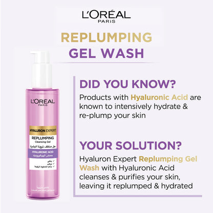 L'Oreal Paris Hyaluron Expert Moisturiser and Anti-Aging Wash