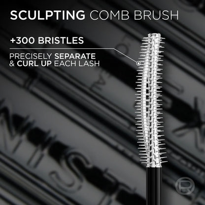 L’Oréal Paris Telescopic Extensionist Mascara for 24H Long-Lasting Curl, Volume, and Exceptional Lengthening Eyelashes with Eyelash-Extension Effect