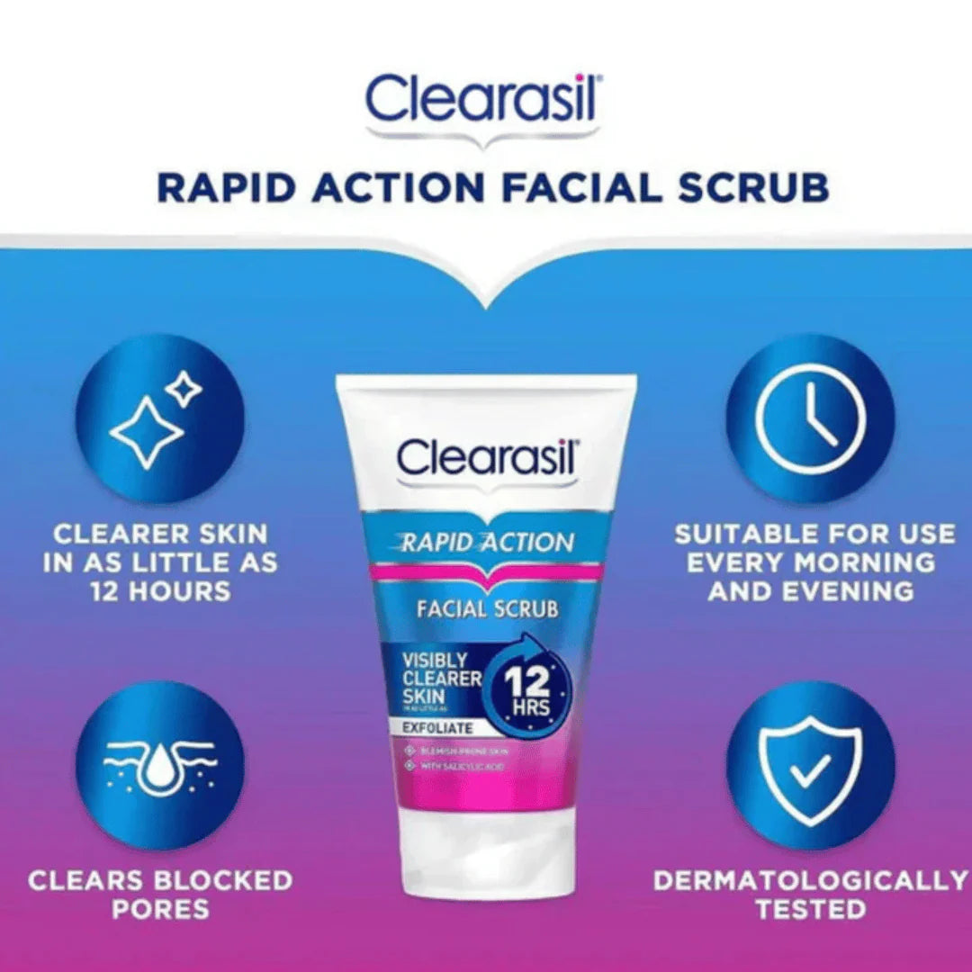 Clearasil Rapid Action Scrub 125mL
