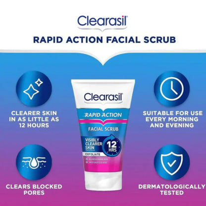 Clearasil Rapid Action Scrub 125mL