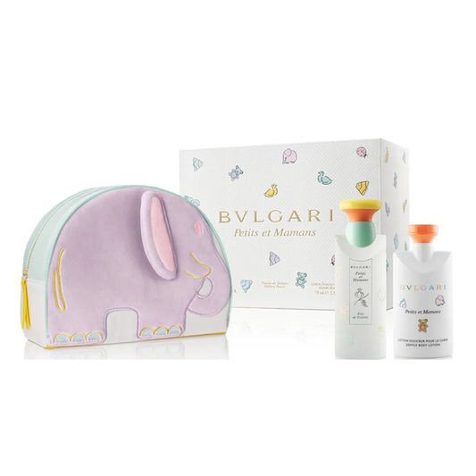 Bvlgari – Petits et Mamans Eau de Toilette Set 100 ml + 75 ml Body Lotion (Pouch)