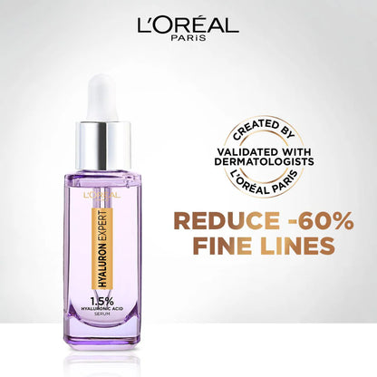 L'Oreal Paris Hyaluron Expert Moisturiser and Anti-Aging Plumping Serum with Hyaluronic Acid